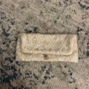 Elegant Cream Clutch Bag